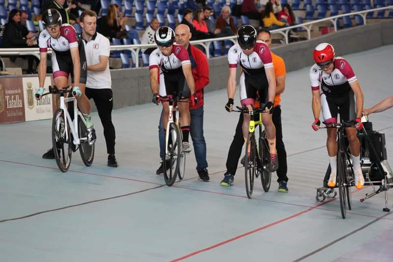 La selección de pista en Tafalla